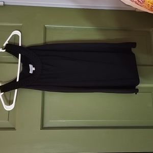 Black, Joseph A black tank top with cable trim, size M